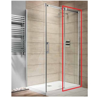 душевая стенка Radaway Espera KDJ 110x200 стекло прозрачное, хром, правая (380231-01R)