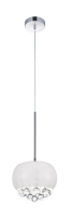 подвесной светильник Azzardo Quince, хром, белый (AZ3080)