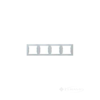 рамка Schneider Electric Sedna 4 пост., серая (SDN5800733)