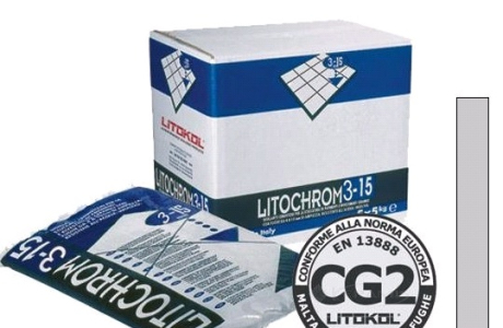 Затирка Litokol Litochrom 3-15 (С. 30 сірий перламутр) 5 кг