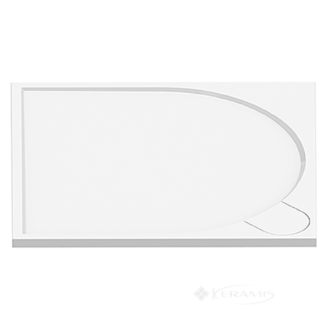 Піддон New Trendy Fluo 90x90 квадратний, білий (B-0352)