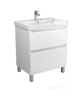 тумбочка с умывальником Мойдодыр Палермо 70х70х45 Vivace 70 подвесная, белый глянец (00-0009155)