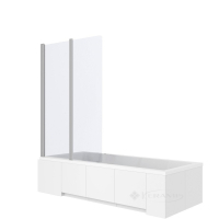 штора для ванни Rea Agat 100x140 скло прозоре (REA-W0300)