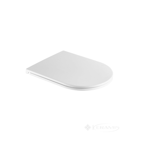 Сиденье Omnires Ottawa дюропласт с плавным закрыванием, белый мат (OTTAWACDEBM)