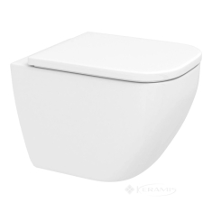 унитаз Imprese Valtice подвесный, сиденье Slim slow-closing, белый (i1105)