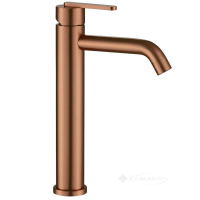 смеситель для умывальника Rea Ontario высокий, brushed copper (REA-B0971)