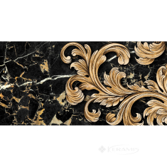 декор Golden Tile Saint Lauren 30x60 чорний №1 (9АС311)