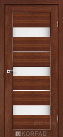 Дверное полотно Korfad Porto PR-12, 800х2000, орех