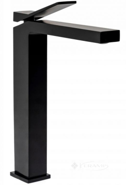 смеситель для умывальника Rea Duet black высокий (REA-B4414) (смеситель для умывальника Rea Duet black высокий (REA-B4414))