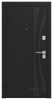 дверь входная Rodos Basic S 960x2050x83 черный(графит) N074/сосна крем (Bas 001)