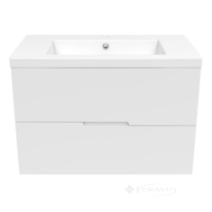 тумбочка под умывальник Volle Aiva 80x35x52 white (15-68-80+15-68-080)