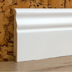 плінтус Kluchuk Mdf 100 мм білий (MDF-V100)