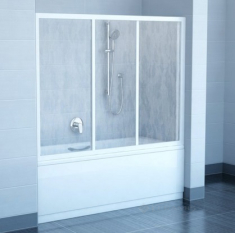 штора для ванной Ravak AVDP3-120 121x137 стекло transparent (40VG0U02Z1)