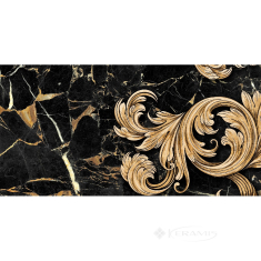 декор Golden Tile Saint Lauren 30x60 чорний №2 (9АС321)