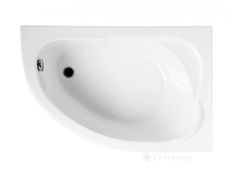 Ванна акриловая Polimat Standard угловая, 130x85 правая, белая (00343)