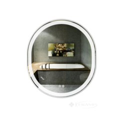 зеркало Qtap Gemini 80х70 с LED-подсветкой Touch и антизапотеванием (QT2578R8071W)