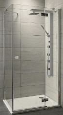 душова кабіна Radaway Almatea KDJ 100x80, права, скло интимато (32142-01-12NR)