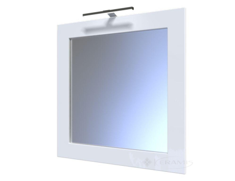 Зеркало Aquarius Нота 80x3,2x80 белый (02715)