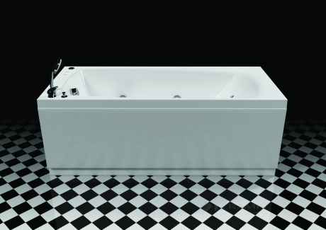 Гідромасажна ванна WGT Rialto Lido 170x75,5 hydro+сифон+фронтальна панель
