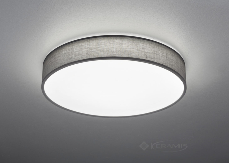 Світильник стельовий Trio Lugano, сірий, 60 см, LED (621914011)
