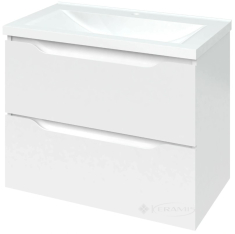 тумбочка з умивальником Van Mebles Амелія біла, 80 см (000005793)