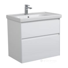 тумбочка с умывальником Aqua Rodos Валенсия 70x85x45 подвесная, белая (АР000094900)