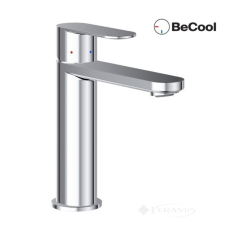 смеситель для умывальника Ravak CR II 014.00CR BeCool 175 мм без открывания стока, хром (X070448)