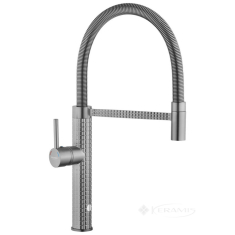 смеситель для кухни Kroner Ersel U-образный, графит/черный (Ersel-GRP03999)