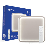люстра светодиодная накладная Feron AL6080 SQUARE 70Вт белый (40278)