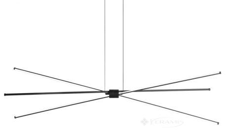 Підвісний світильник Azzardo Jax, чорний, 3 лампи, LED (AZ3135)