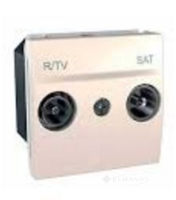 розетка Schneider Electric Unica R-TV/SAT 1 пост., без рамки, слоновая кость (MGU3.454.25)
