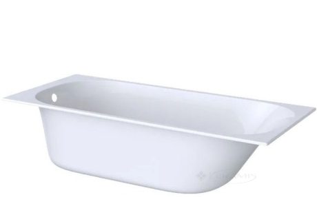 Ванна акрилова Geberit Soana 160x70 Slim rim, прямокутна, з ніжками, біла (554.001.01.1)