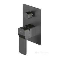 змішувач для ванни і душу Omnires Slide прихованого монтажу graphite (SL7735GR)