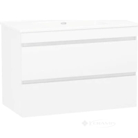 тумба с умывальником Imprese Vaclav 61x60x46 подвесная, белый (u08406403FH+с061010361)