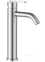 смеситель для умывальника Rea Ontario высокий, brushed nickel (REA-B5510)