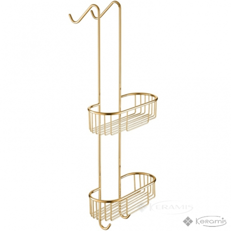 Подвійна кошик для душової кабіни Devit Charlestone Ceramic золото (A3026142G)