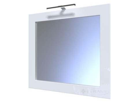Зеркало Aquarius Нота 90x3,2x80 белый (08965)