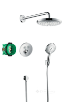 душовий набір Hansgrohe Raindance Select S/ShowerSelect S верх,ручний душ,ibox,термостат(27297000)