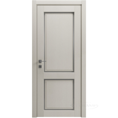 дверне полотно Rodos Style 2 700 мм, напівскло, каштан бежевий