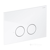 смывная клавиша Omnires MINIMAL gloss white (MPS1BP)