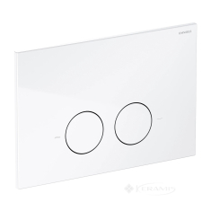смывная клавиша Omnires MINIMAL gloss white (MPS1BP)