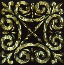 Вставка підлогова Grand Kerama Tako 6,6x6,6 класик золото