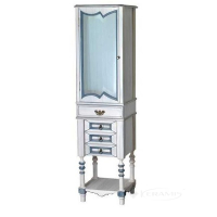 пенал Ольвія Флоренція 45x43x168 ivory old + синя патина