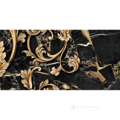 декор Golden Tile Saint Lauren 30x60 чорний №4 (9АС341)