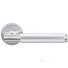 ручка дверная на розетте Fimet Marion 1444-208 F05 матовий хром R ф - з