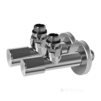 комплект дизайн кранов Ideale Dante 1/2"x1/2" хром