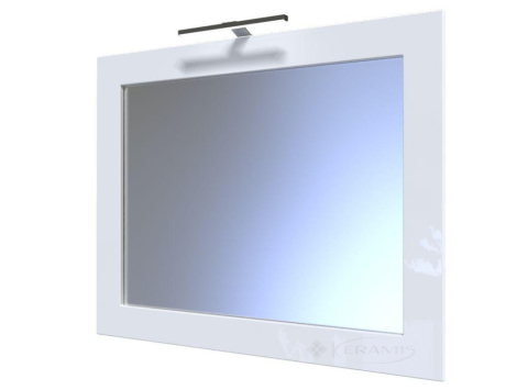Зеркало Aquarius Нота 100x3,2x80 белый (08966)