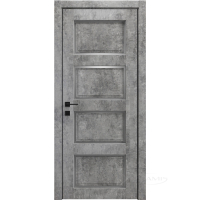 дверне полотно Rodos Style 4 900 мм, напівскло, мармур сірий