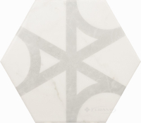 плитка Equipe Carrara 17,5x20 hexagon flow (23103)