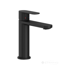 смеситель для умывальника Ravak CR II 014.20BL 175 мм без открывания стока, черный (X070458)